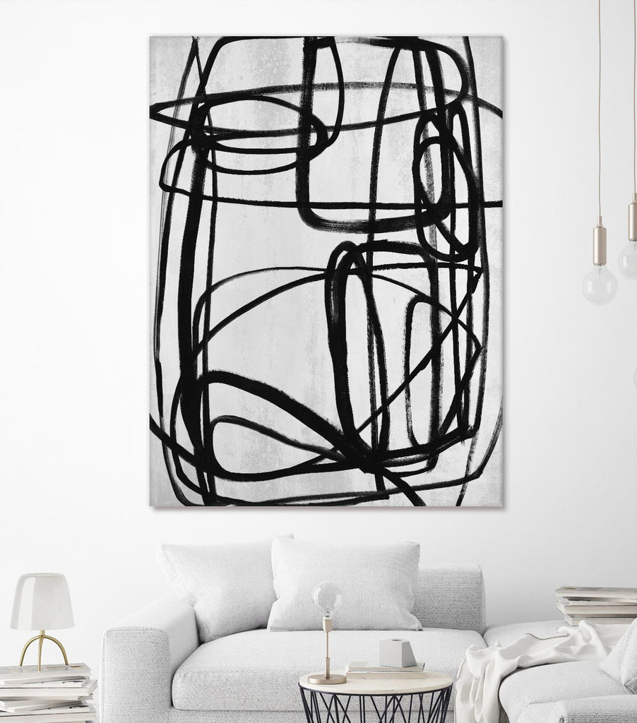 Sensational Climb by Daleno Art on GIANT ART - white black & white abstrait 