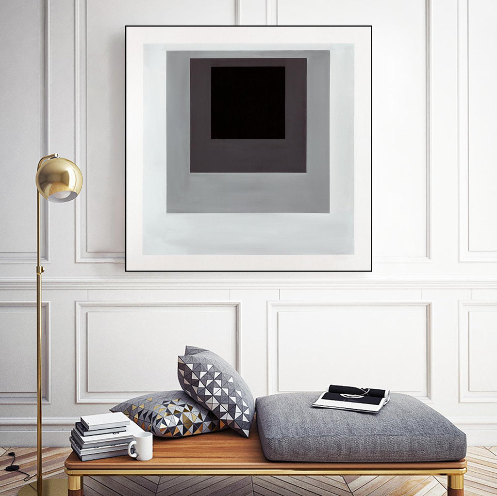 Inside Box Thinker by Daleno Art on GIANT ART - white black & white joseph b