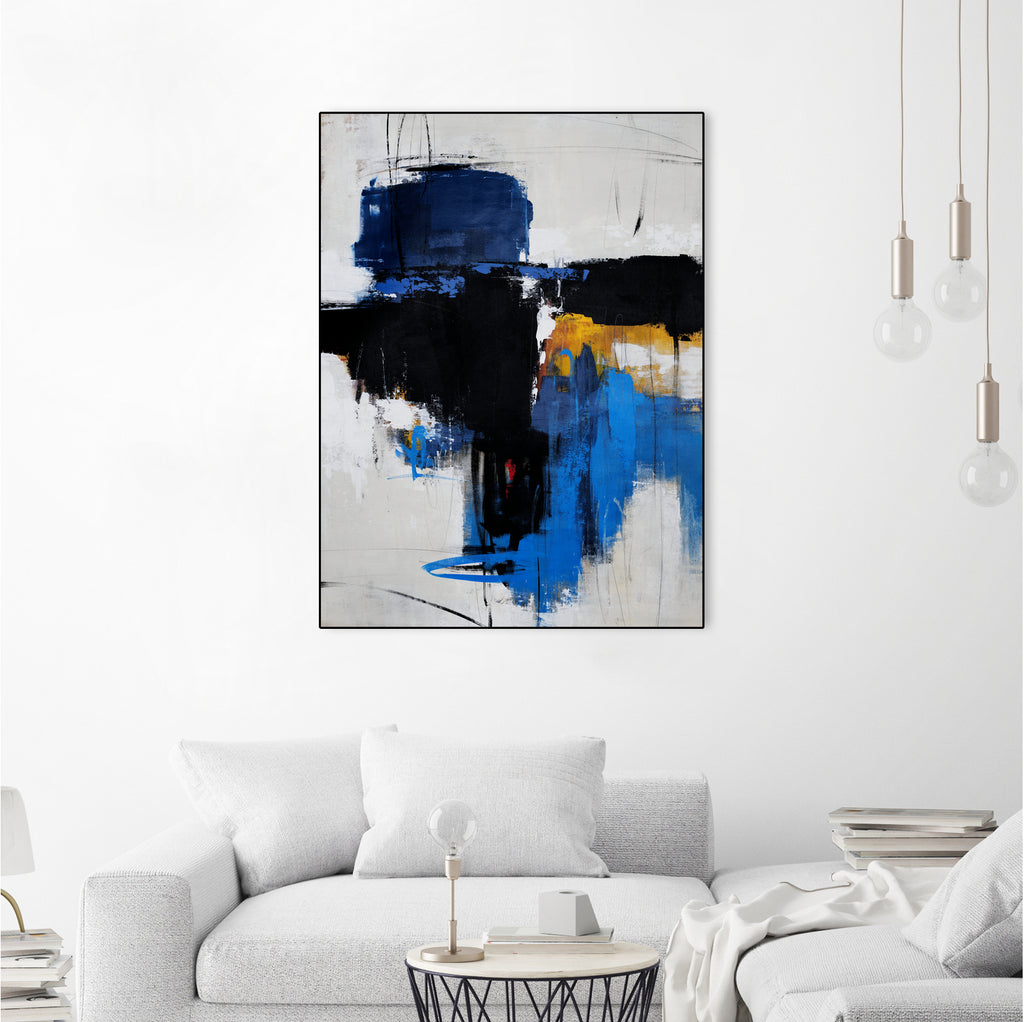 Operatic Tones II by Daleno Art on GIANT ART - red abstract