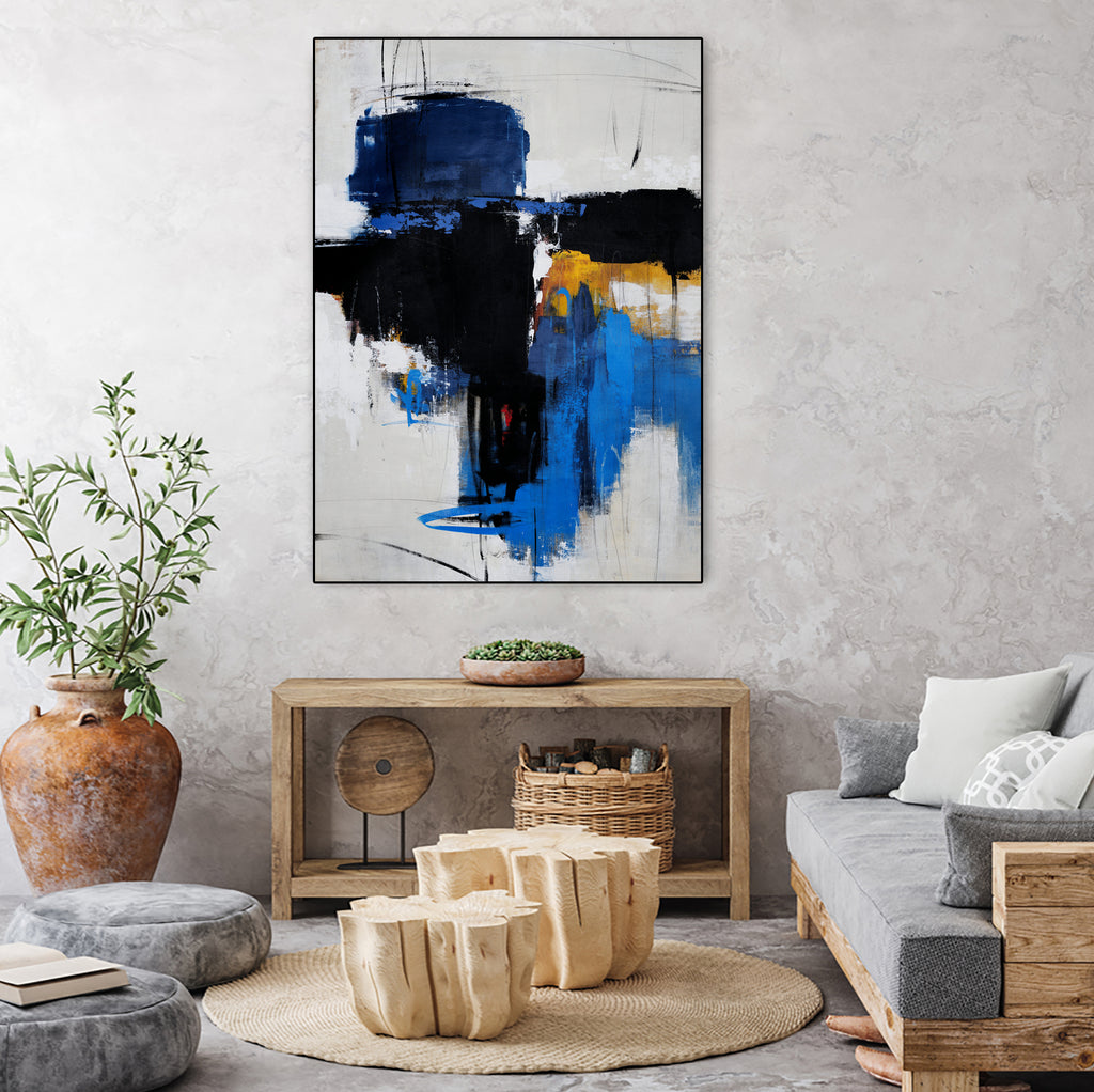 Operatic Tones II by Daleno Art on GIANT ART - red abstract