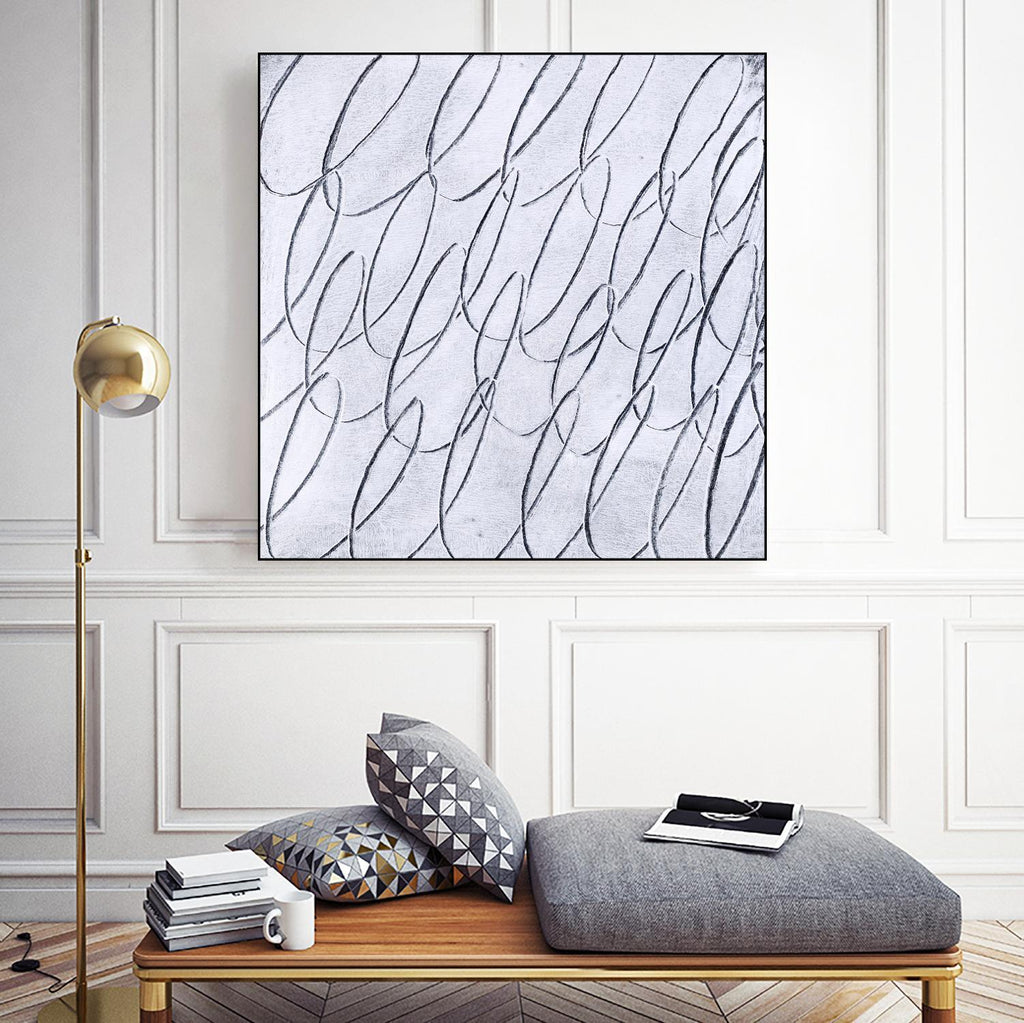 Contemplating Style by Daleno Art on GIANT ART - white abstract scrible wibble