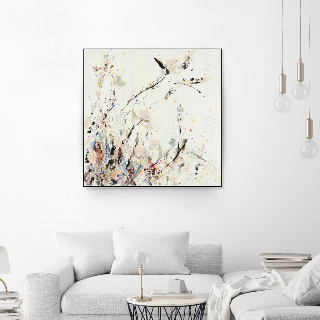 Outside the Polo Lounge II by Daleno Art on GIANT ART - pink botanical