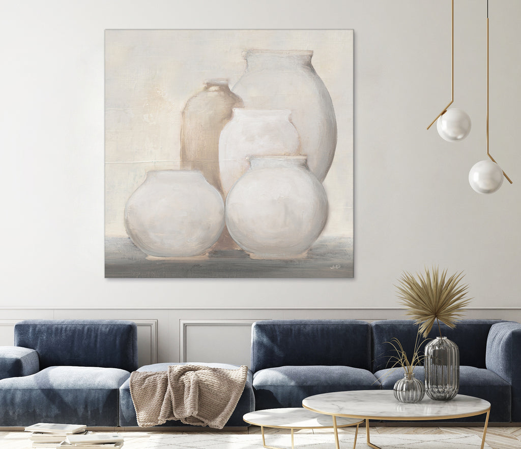 Farmhouse Vases by JULIA PURINTON on GIANT ART - white botanical farmhouse