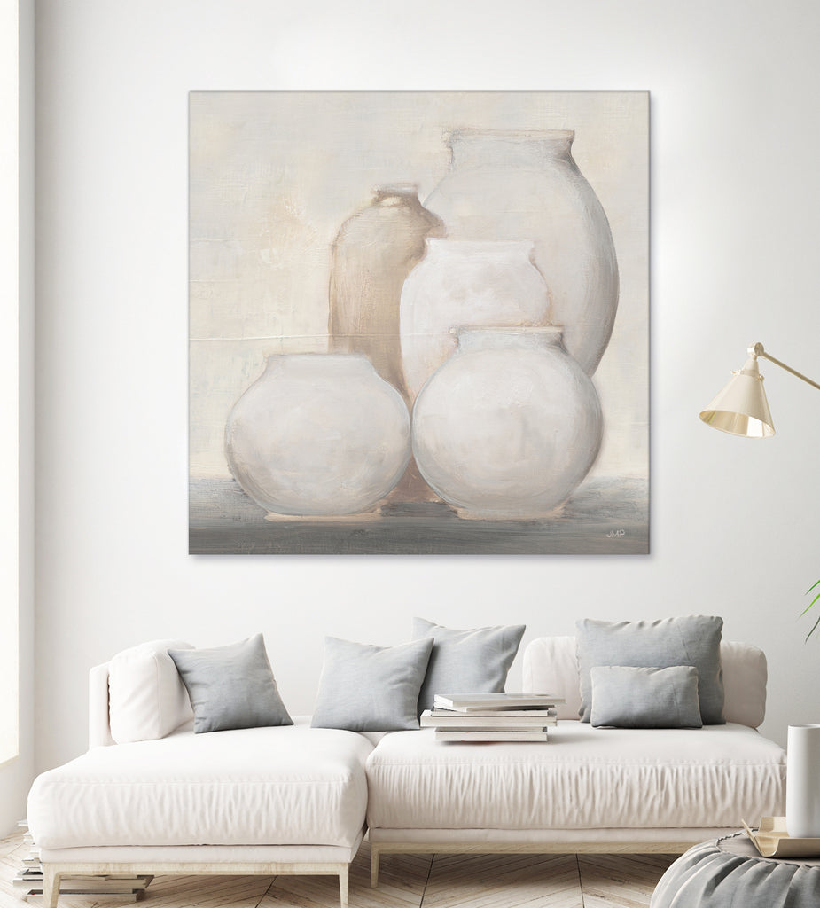 Farmhouse Vases by JULIA PURINTON on GIANT ART - white botanical farmhouse