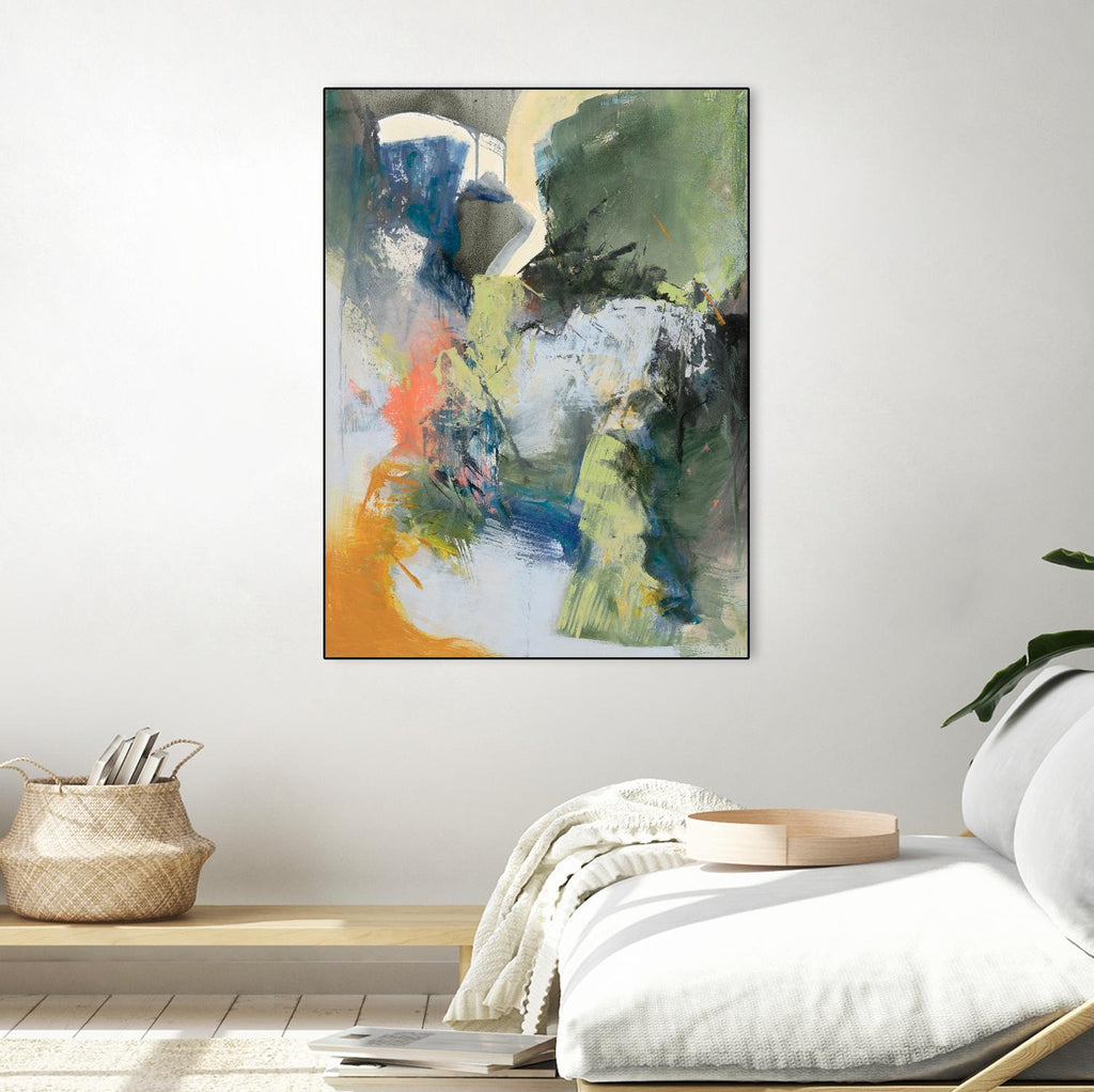 Asi Empieza by Emilia Arana on GIANT ART - orange abstracts, contemporary