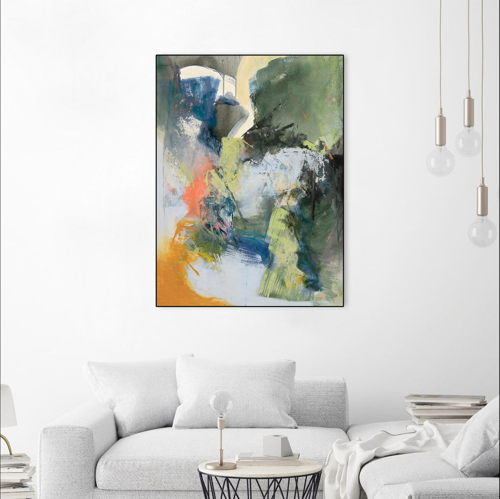 Asi Empieza by Emilia Arana on GIANT ART - orange abstracts, contemporary