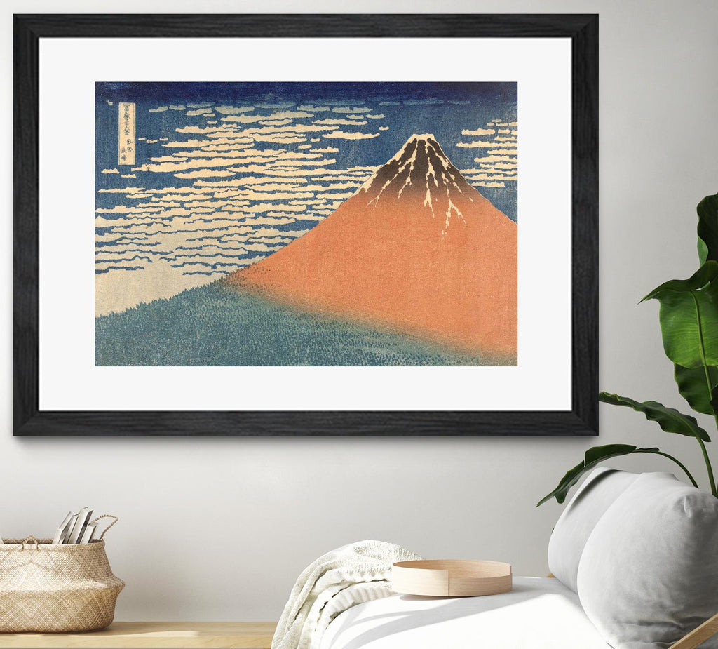 Fine Wind, Clear Morning (Gaifu Kaisei), 1832 by Katsushika Hokusai on GIANT ART - masters landscapes