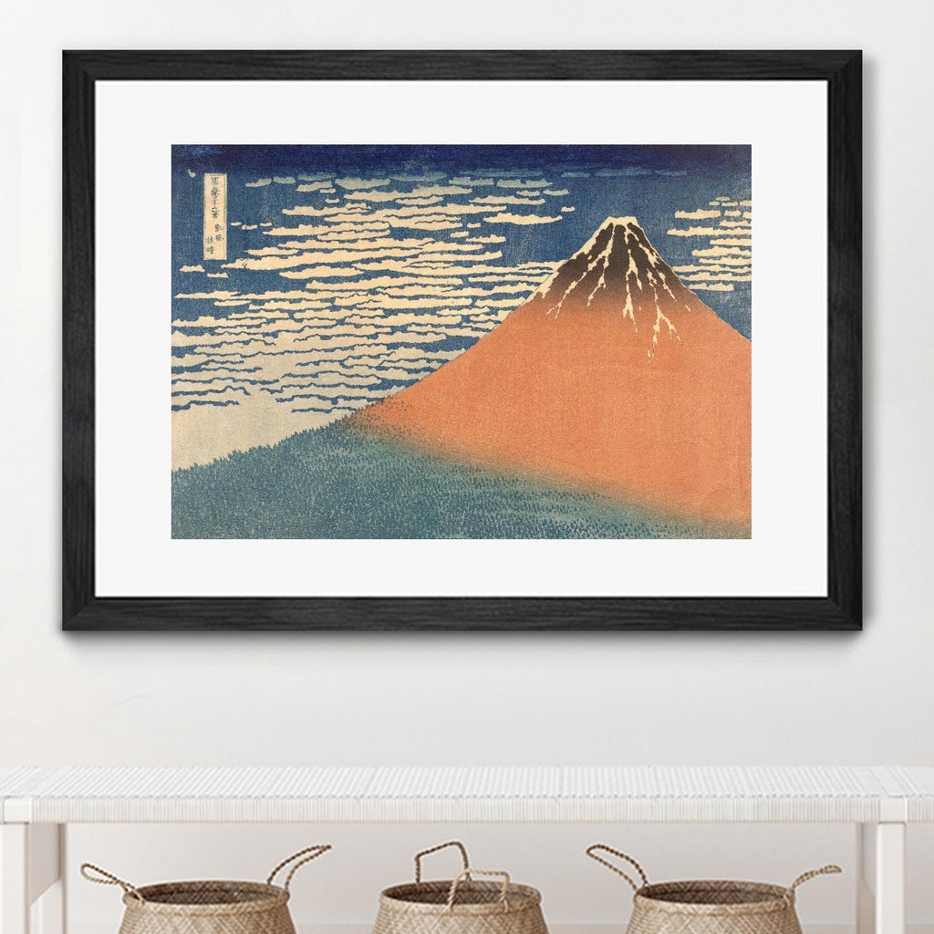Fine Wind, Clear Morning (Gaifu Kaisei), 1832 by Katsushika Hokusai on GIANT ART - masters landscapes