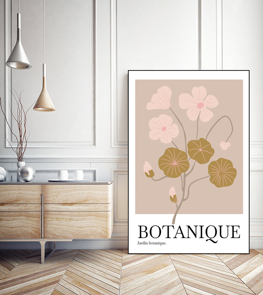 Jardin Botanique I by Incado on GIANT ART - pink botanical