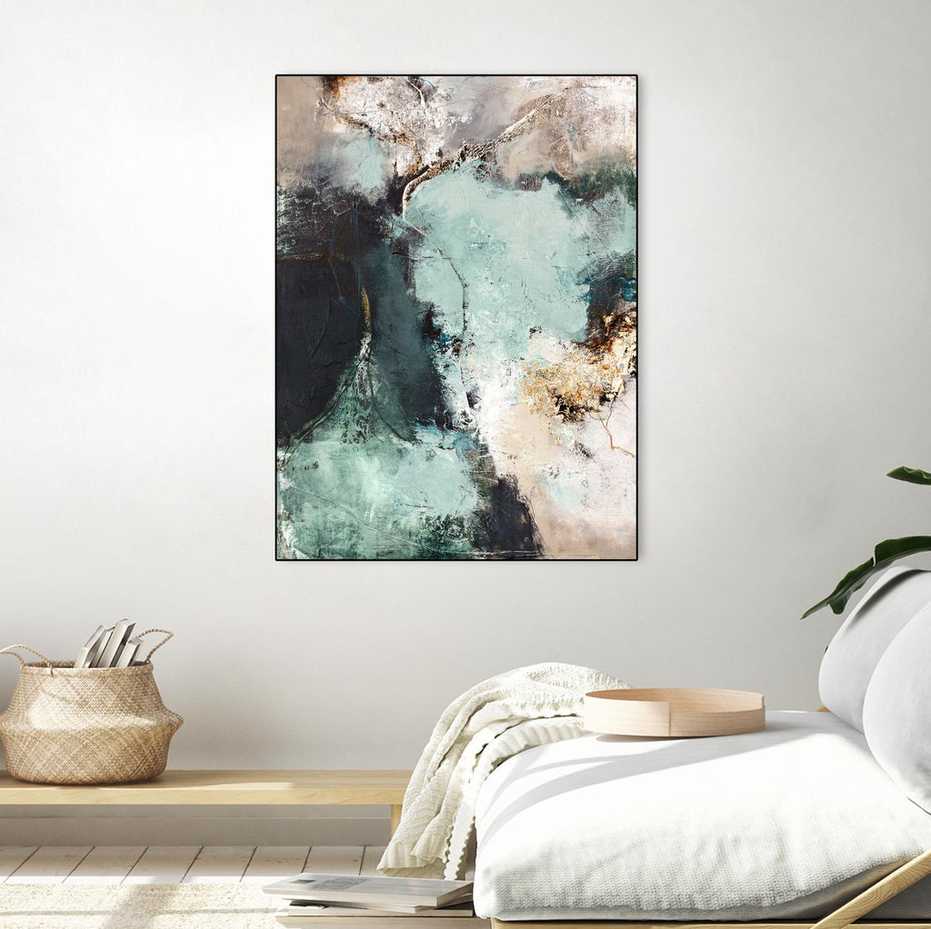 Great Green by Design Fabrikken on GIANT ART - orange abstracts