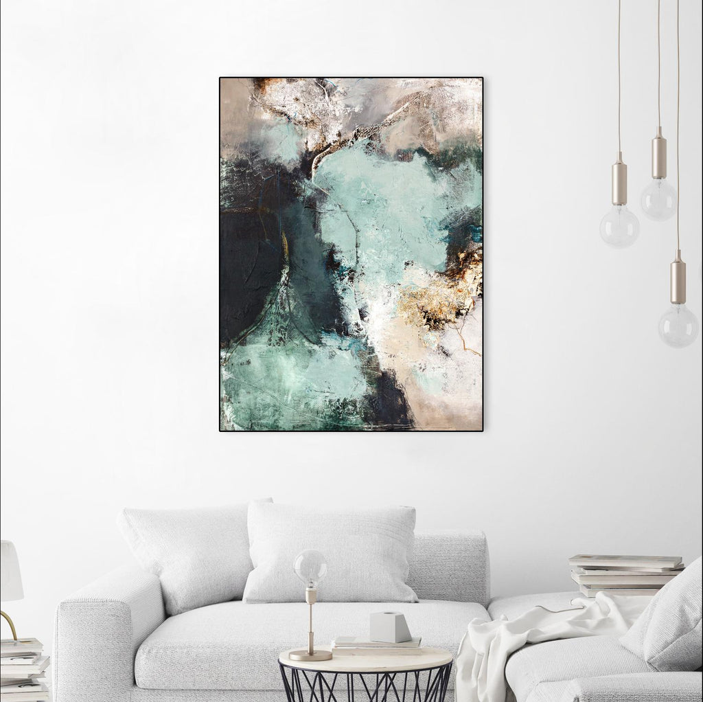 Great Green by Design Fabrikken on GIANT ART - orange abstracts