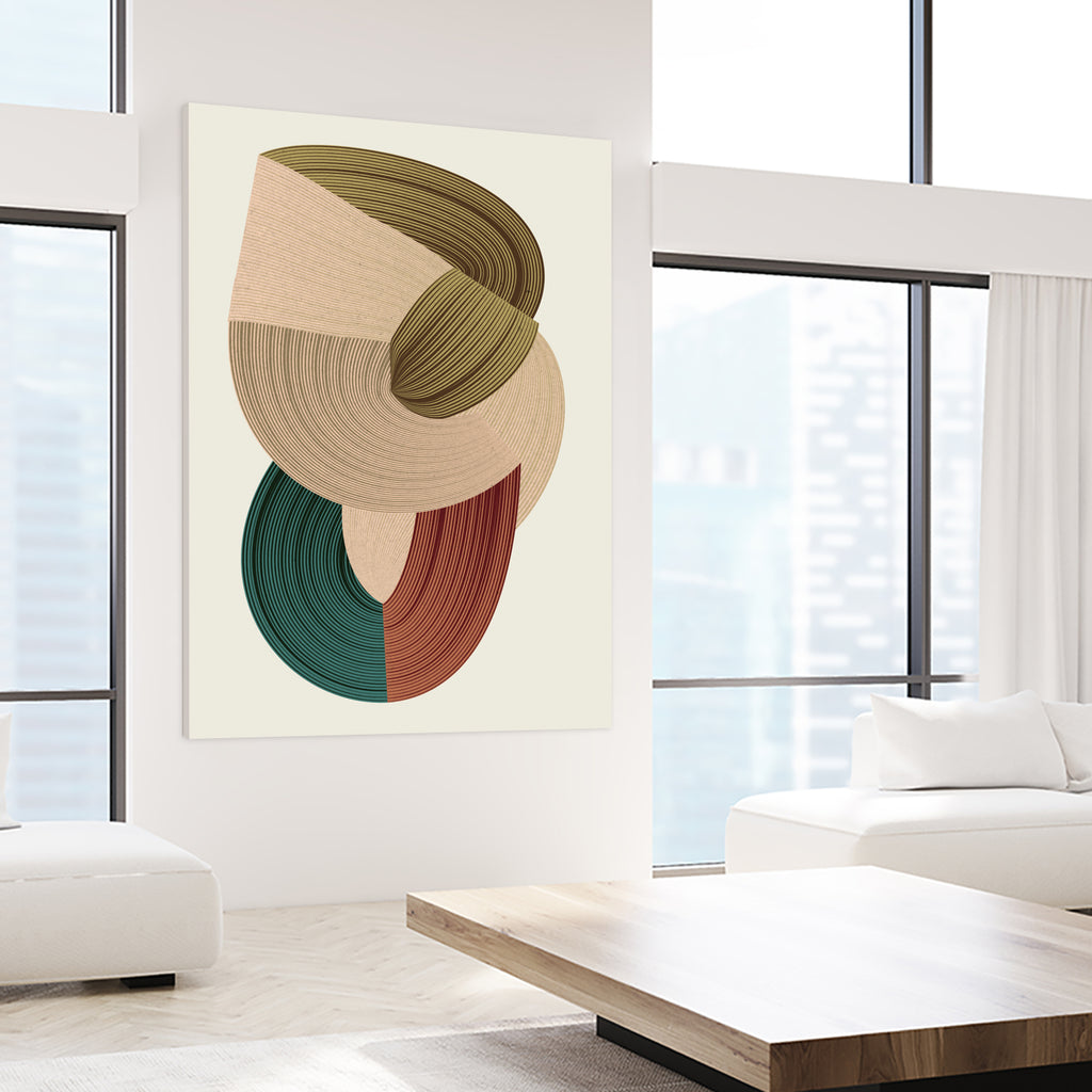 Fibers 1 by Design Fabrikken on GIANT ART - abstracts shapes