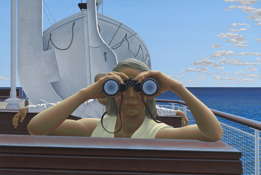 To Prince Edward Island, 1965 by Alex Colville on GIANT ART - blue figurative