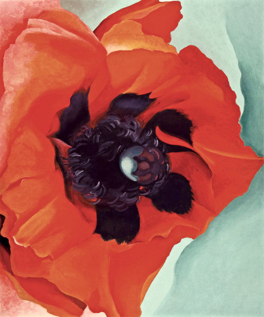 Popies by Georgia O'Keefe on GIANT ART - museums