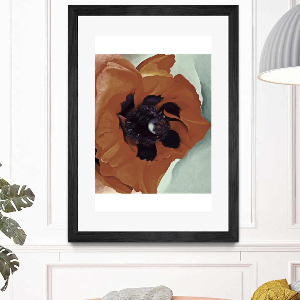 Popies by Georgia O'Keefe on GIANT ART - museums