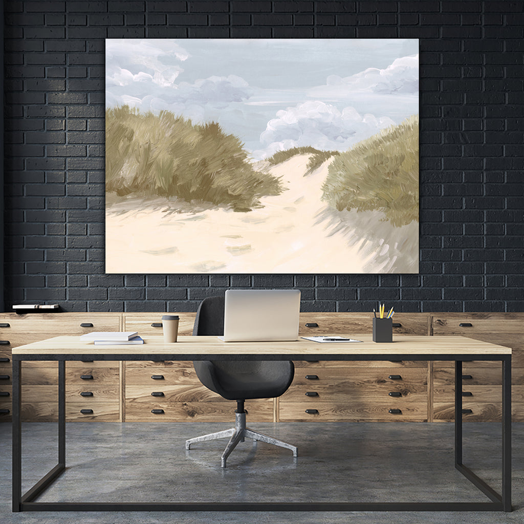 Sandy Path Through Gentle Dunes by Errico & Slyp on GIANT ART - abstract