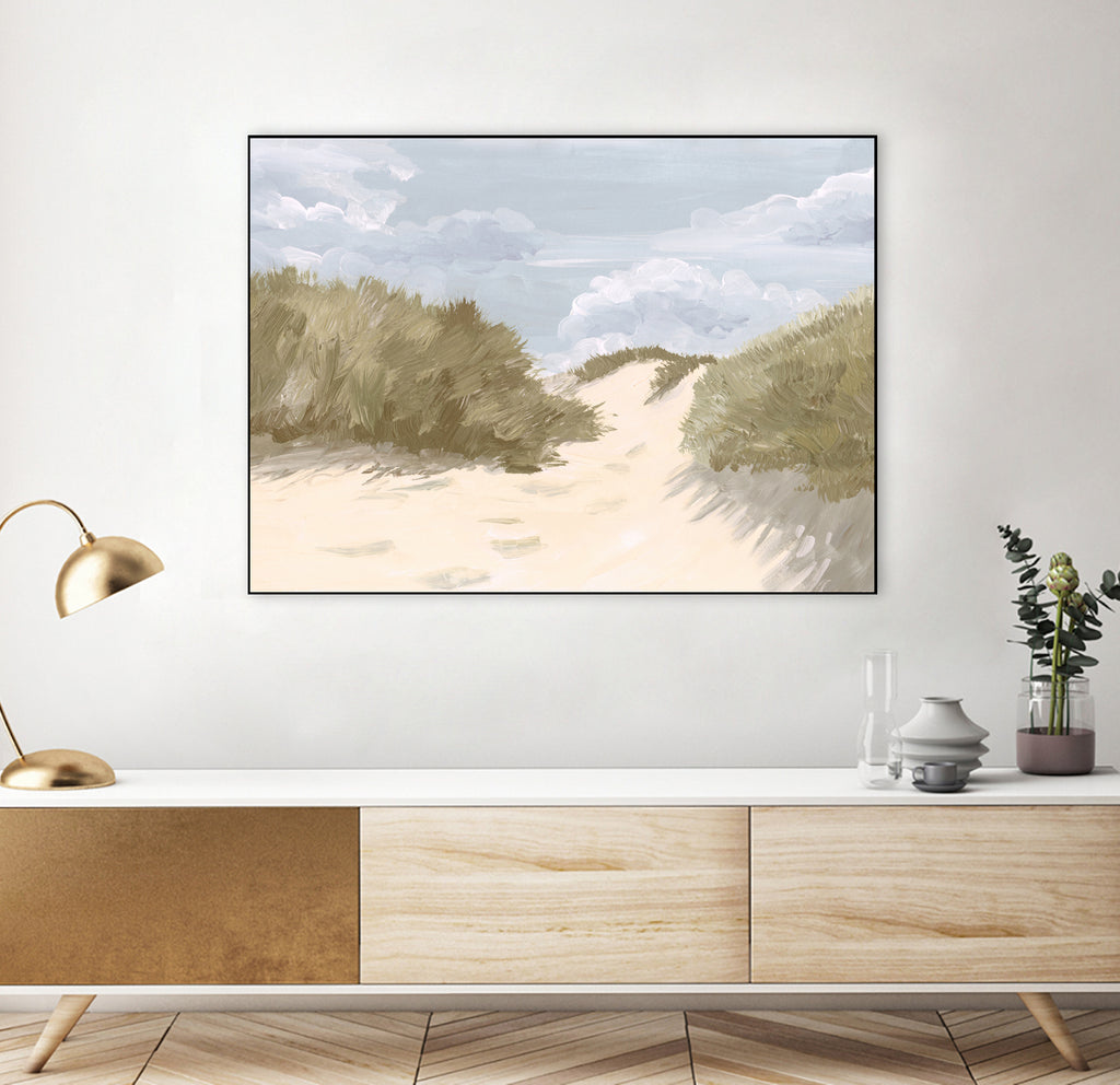 Sandy Path Through Gentle Dunes by Errico & Slyp on GIANT ART - abstract