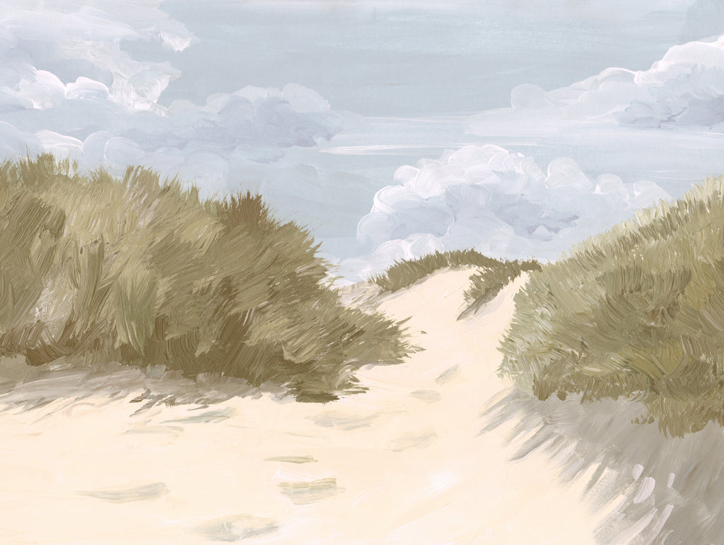 Sandy Path Through Gentle Dunes by Errico & Slyp on GIANT ART - abstract