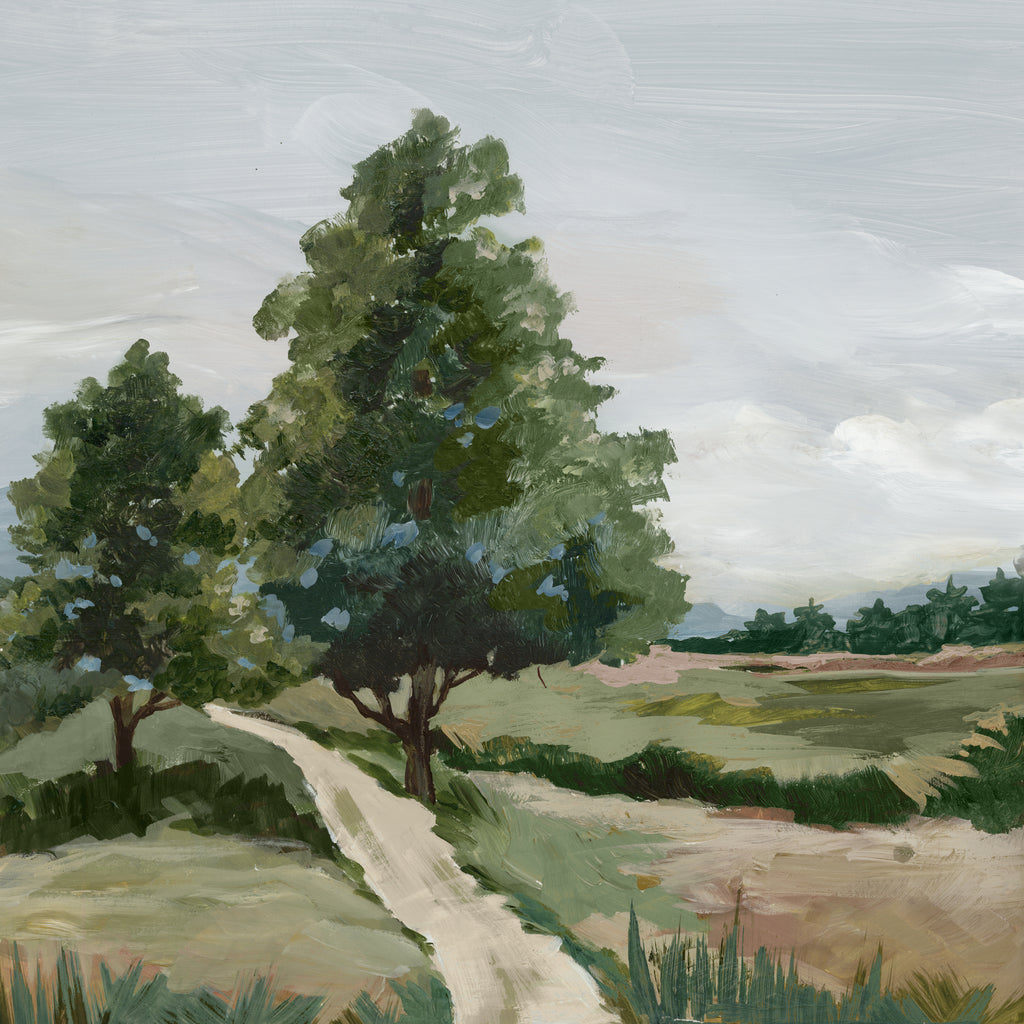 Quiet Path Through Open Fields by Lera on GIANT ART - abstract