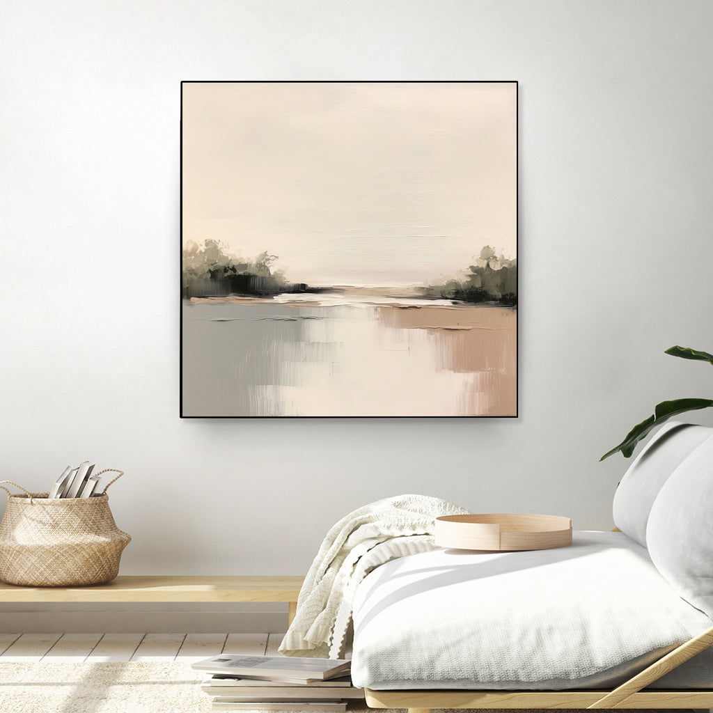 Calming Nature I by Irena Orlov on GIANT ART - beige abstract
