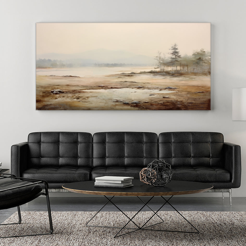 Soft Haze Over Autumn Shoreline II by Irena Orlov on GIANT ART - abstract