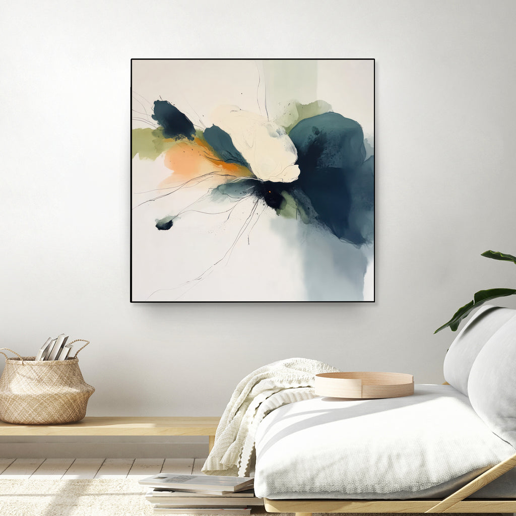 Flowing Abstract Petals in Soft Hues I by Irena Orlov on GIANT ART - abstract