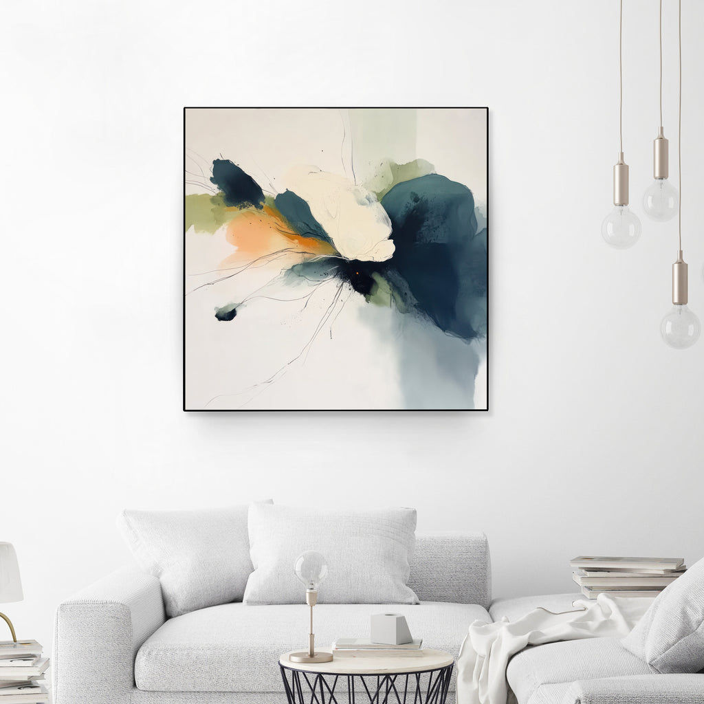 Flowing Abstract Petals in Soft Hues I by Irena Orlov on GIANT ART - abstract
