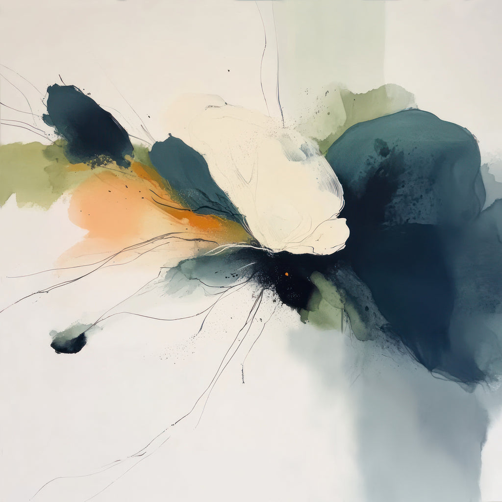 Flowing Abstract Petals in Soft Hues I by Irena Orlov on GIANT ART - abstract