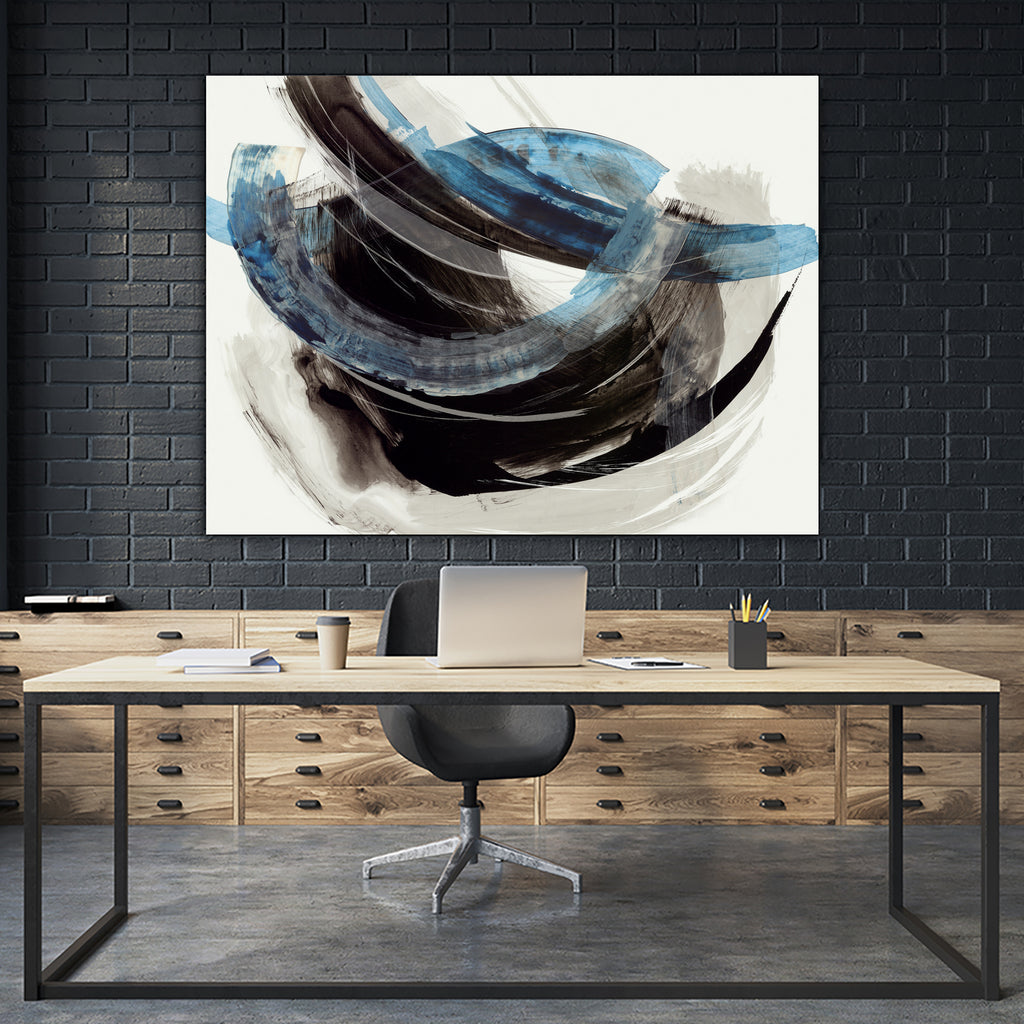 Enso by PI Studio 2022 on GIANT ART - blue abstract