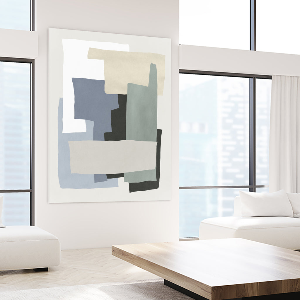 Impression Shapes II by J:L Design on GIANT ART