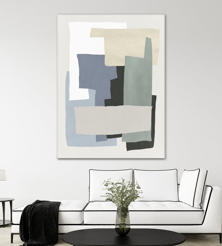 Impression Shapes II by J:L Design on GIANT ART