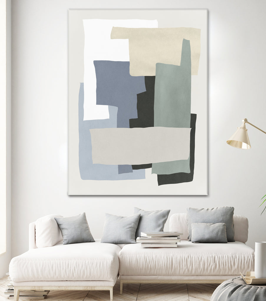 Impression Shapes II by J:L Design on GIANT ART