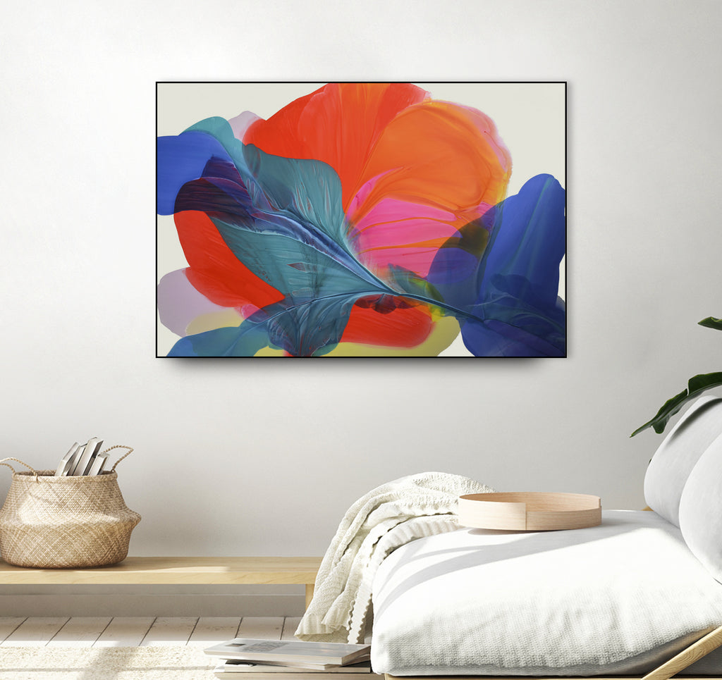 Mystic Quills by Vicki McFarland  on GIANT ART - red abstract