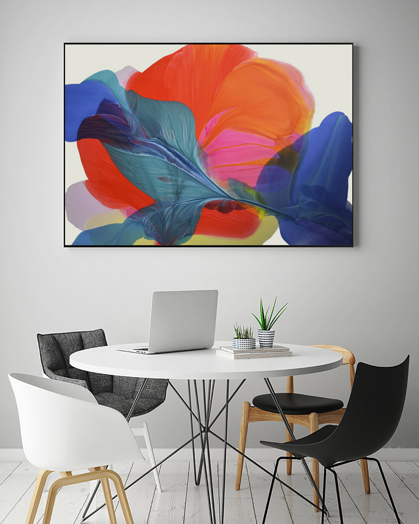 Mystic Quills by Vicki McFarland  on GIANT ART - red abstract