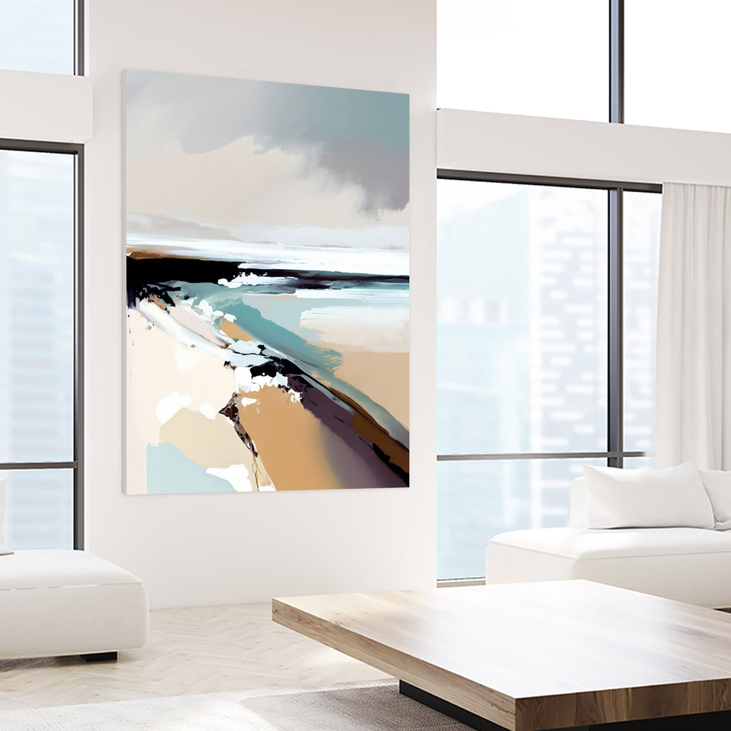 Beach Walk I by Raymond on GIANT ART - abstract