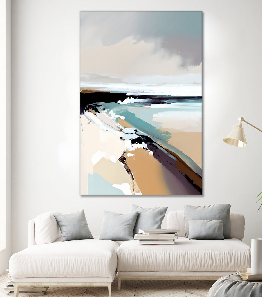Beach Walk I by Raymond on GIANT ART - abstract