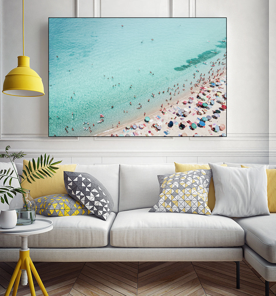 Busy Beach by Kathrin on GIANT ART - photography sunbathing