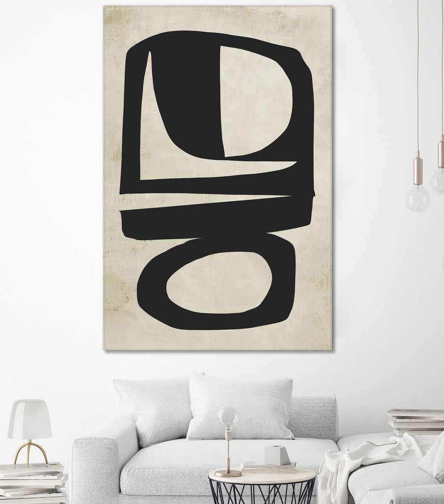 Chance by Dan on GIANT ART - white abstract painterly