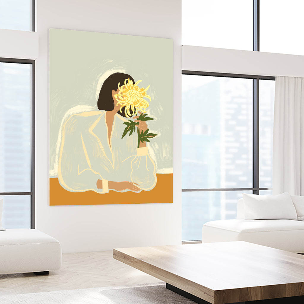 The Crysanthemum by Arty on GIANT ART - figurative flowers and plants