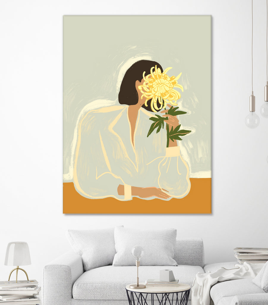 The Crysanthemum by Arty on GIANT ART - figurative flowers and plants