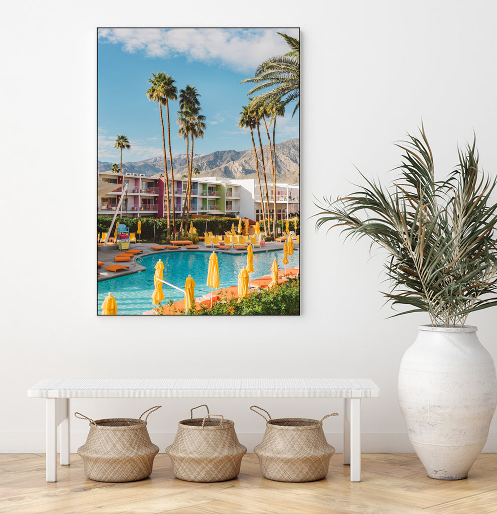 Palm Springs Saguaro by Bethany on GIANT ART - bleu young