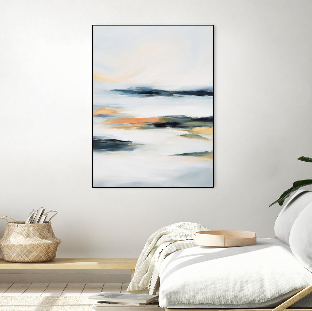 Peaceful by abstract on GIANT ART - orange abstract