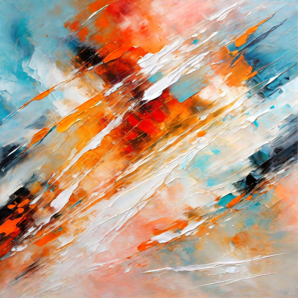 Impressionist Colorful Abstract by Alpenglow Workshop on GIANT ART - abstract abstract painting