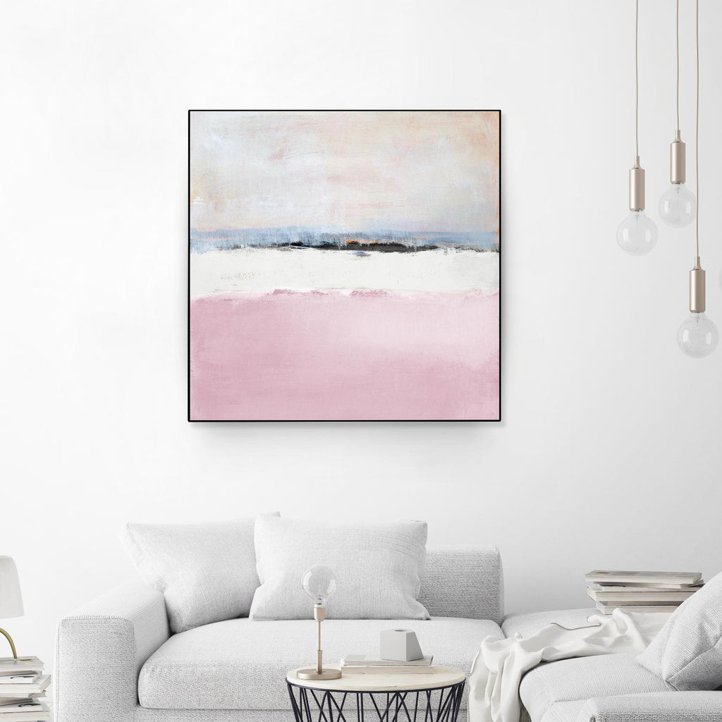 Pink Sea Abstract by Lanie Loreth on GIANT ART - pink abstract costal