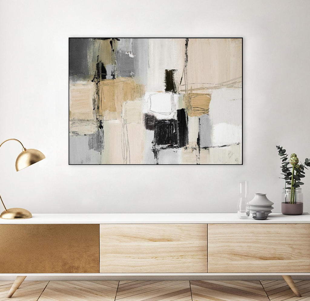 Neutral Variety by Lanie Loreth on GIANT ART - beige abstract 