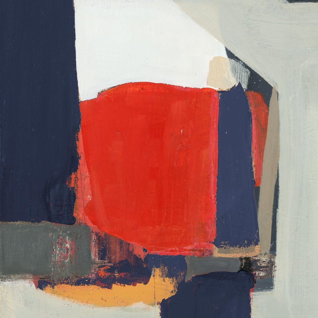 Orange Crush V6 by Terri Burris on GIANT ART - whites & creams abstract red
