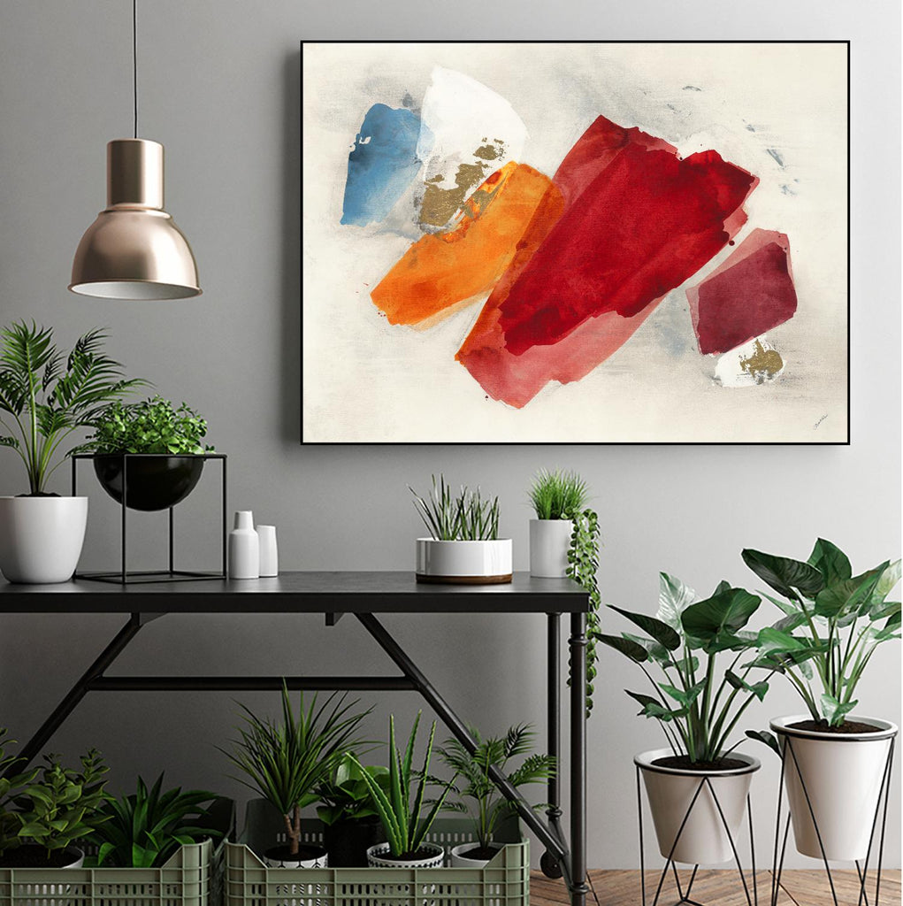 Equilibrium V4 by Leah Rei on GIANT ART - red shapes