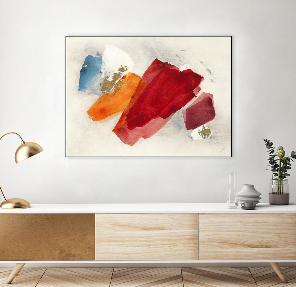 Equilibrium V4 by Leah Rei on GIANT ART - red shapes