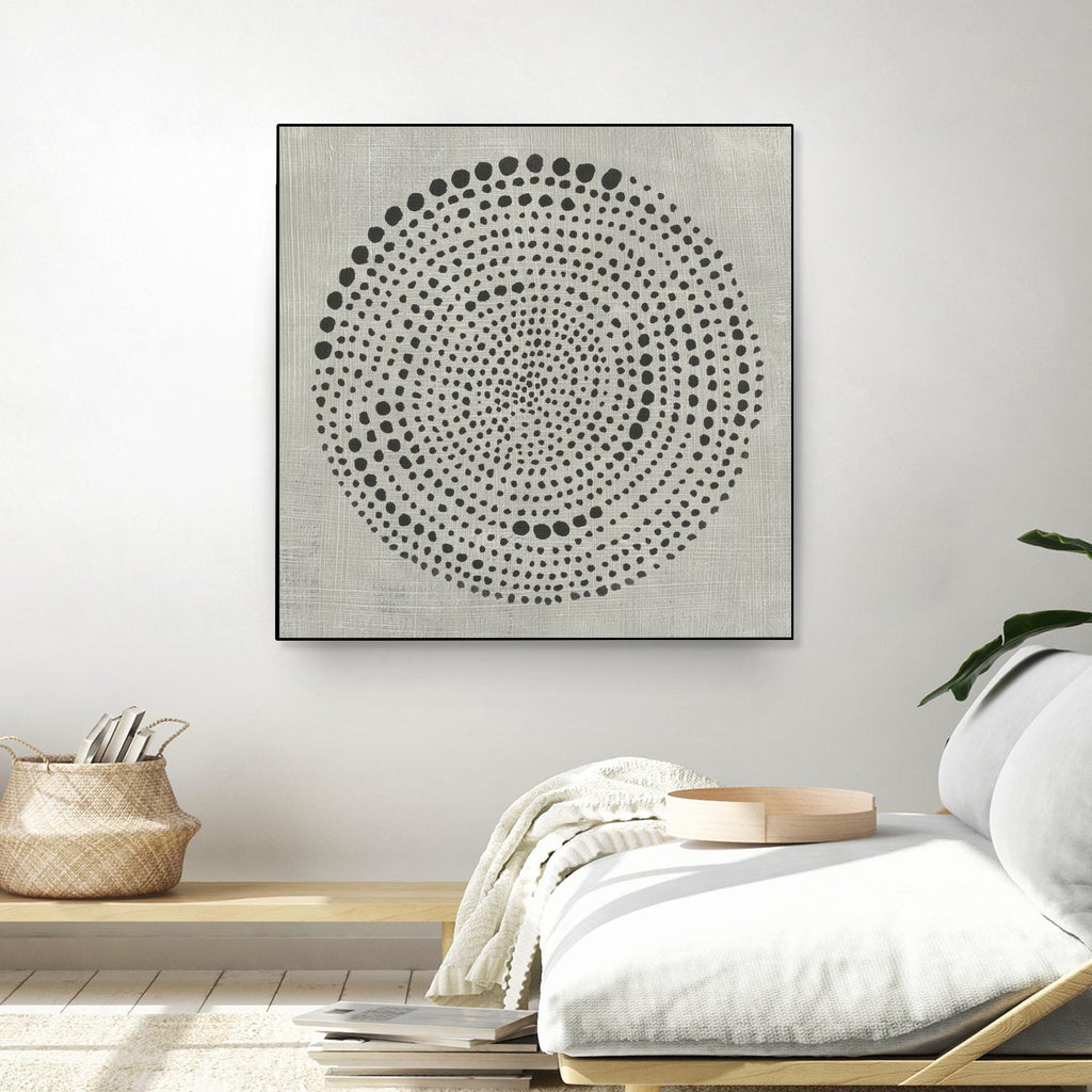 Mythos II by Chariklia Zarris on GIANT ART - black black & white framed canvas
