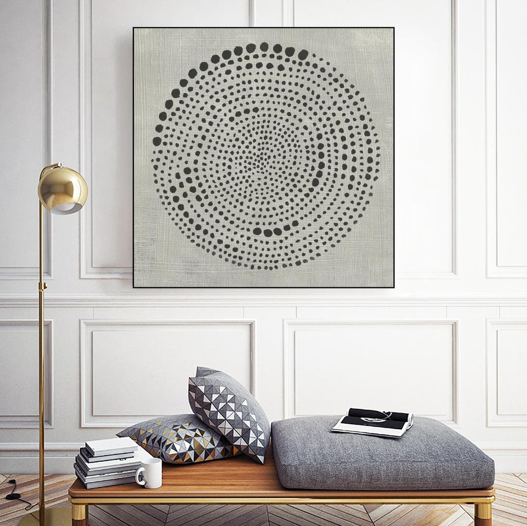 Mythos II by Chariklia Zarris on GIANT ART - black black & white framed canvas